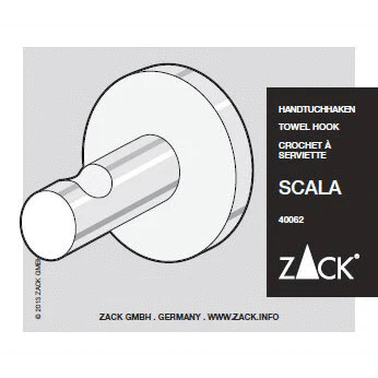 Scala Polished Stainless Steel Towel Hook - Premium Bathroom Organisation - Image 6