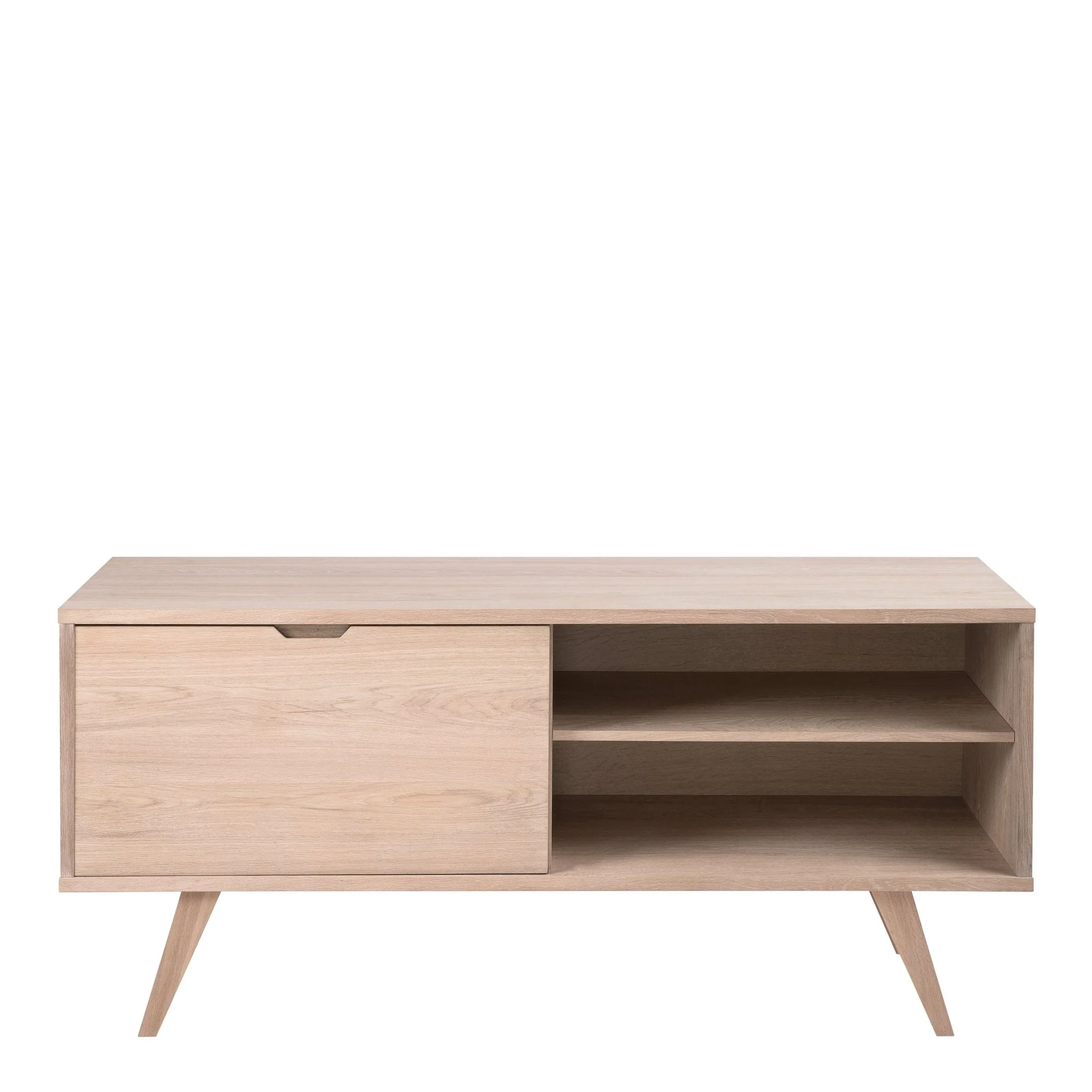 A-Line Sideboard with 4 Drawers and Sliding Door in White Oak - Image 6