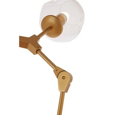 Abira Light Gold 8 Arm Pendant Lamp - Image 9