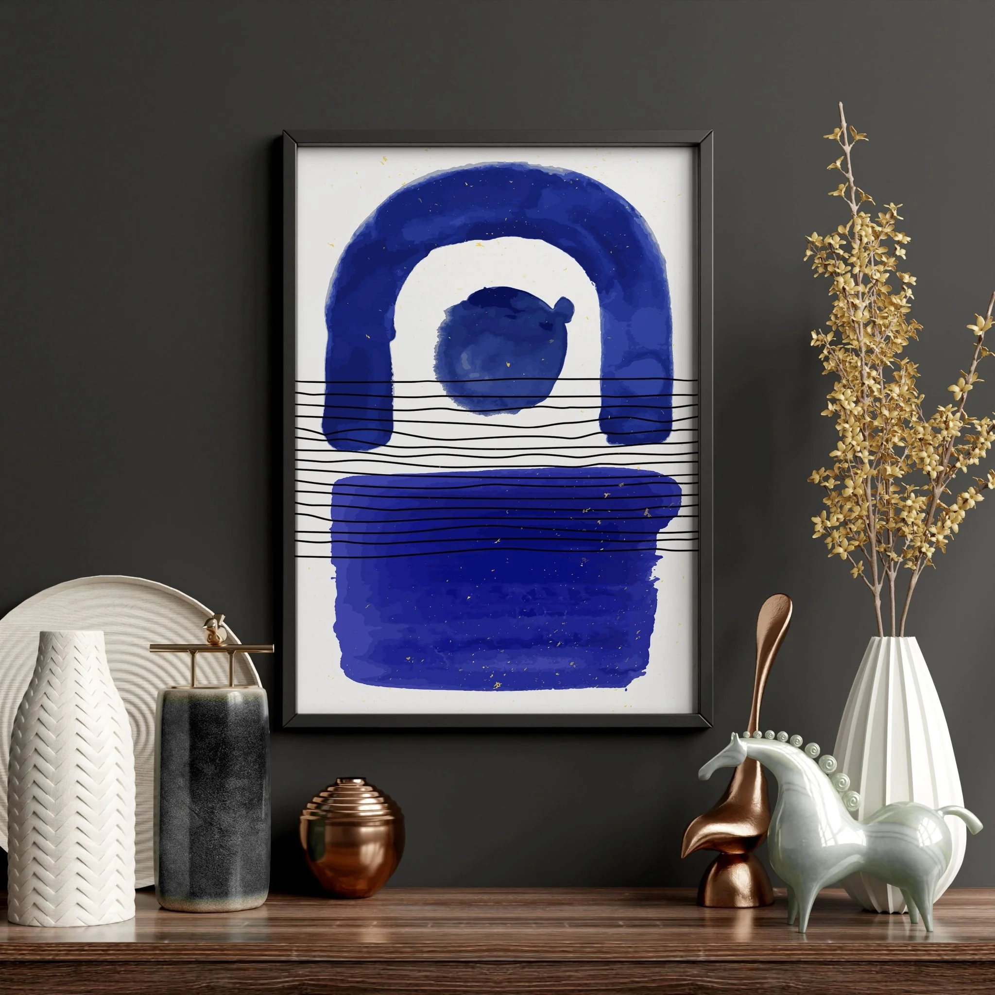 Abstract Art Wall Art | Set of 3 Abstract Wall art Prints - Image 12