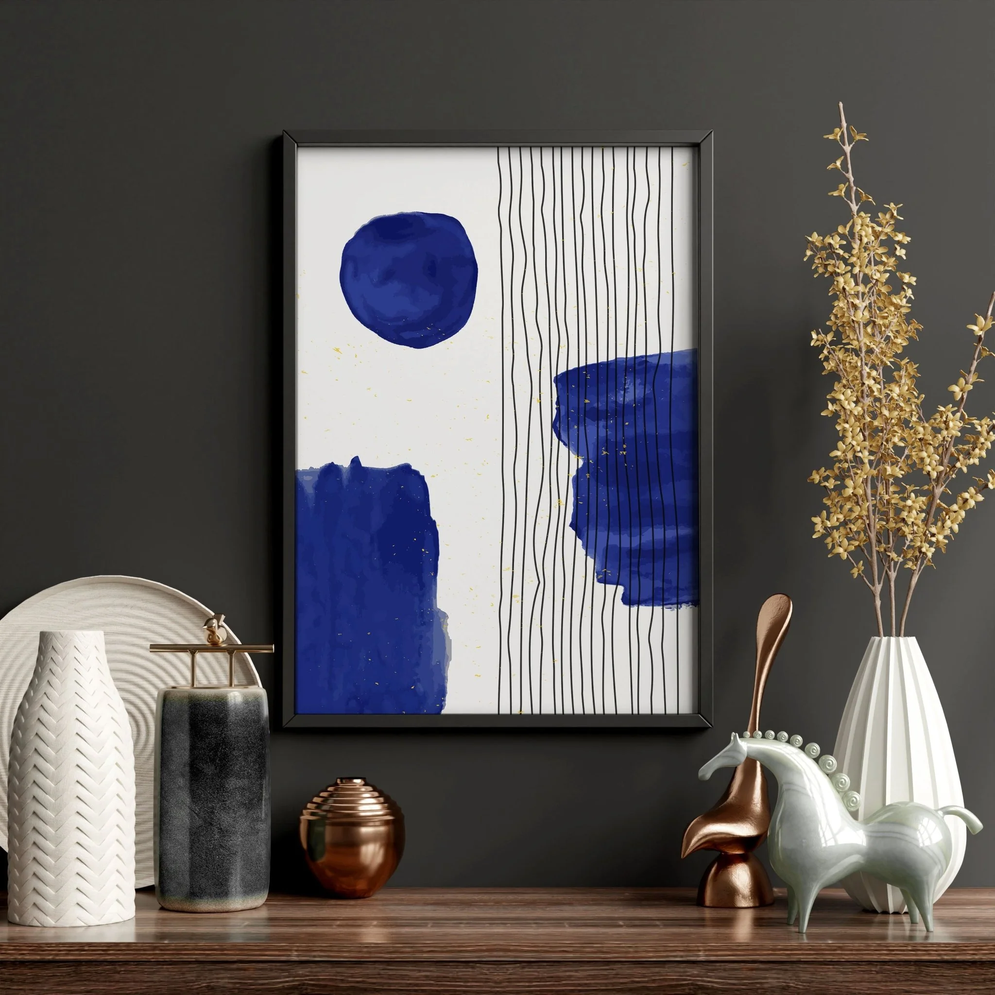 Abstract Art Wall Art | Set of 3 Abstract Wall art Prints - Image 13