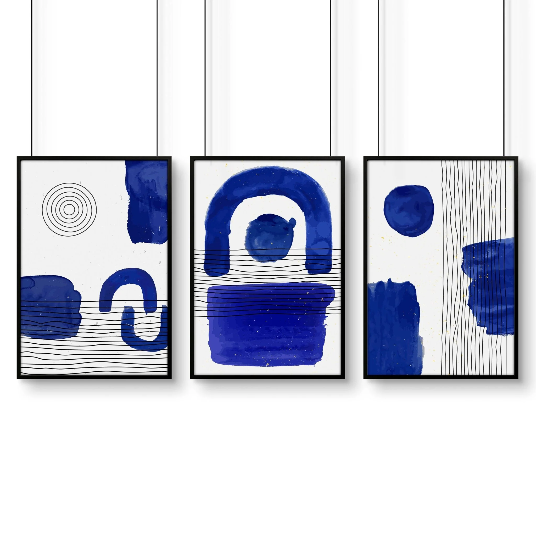 Abstract Art Wall Art | Set of 3 Abstract Wall art Prints - Image 16