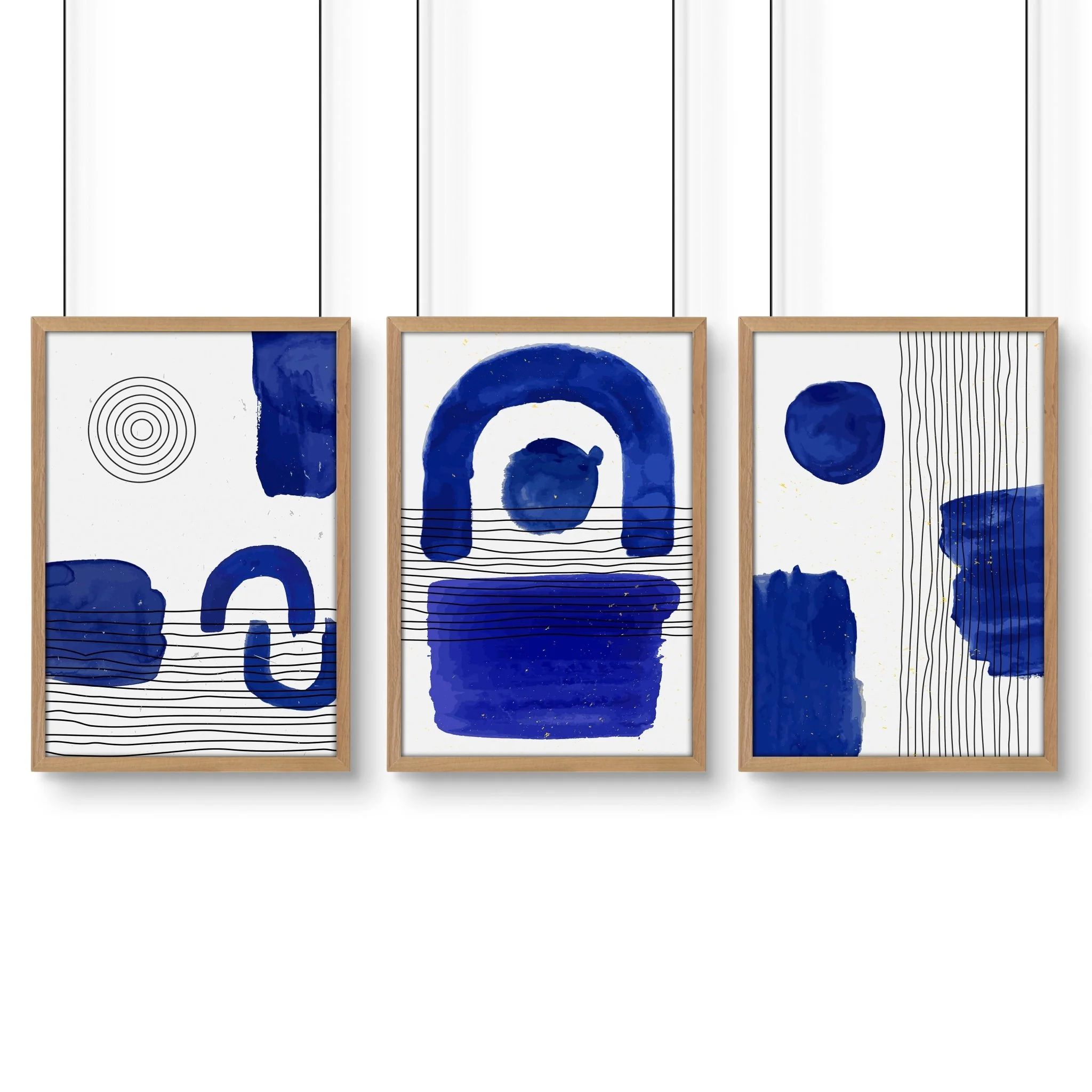 Abstract Art Wall Art | Set of 3 Abstract Wall art Prints - Image 18