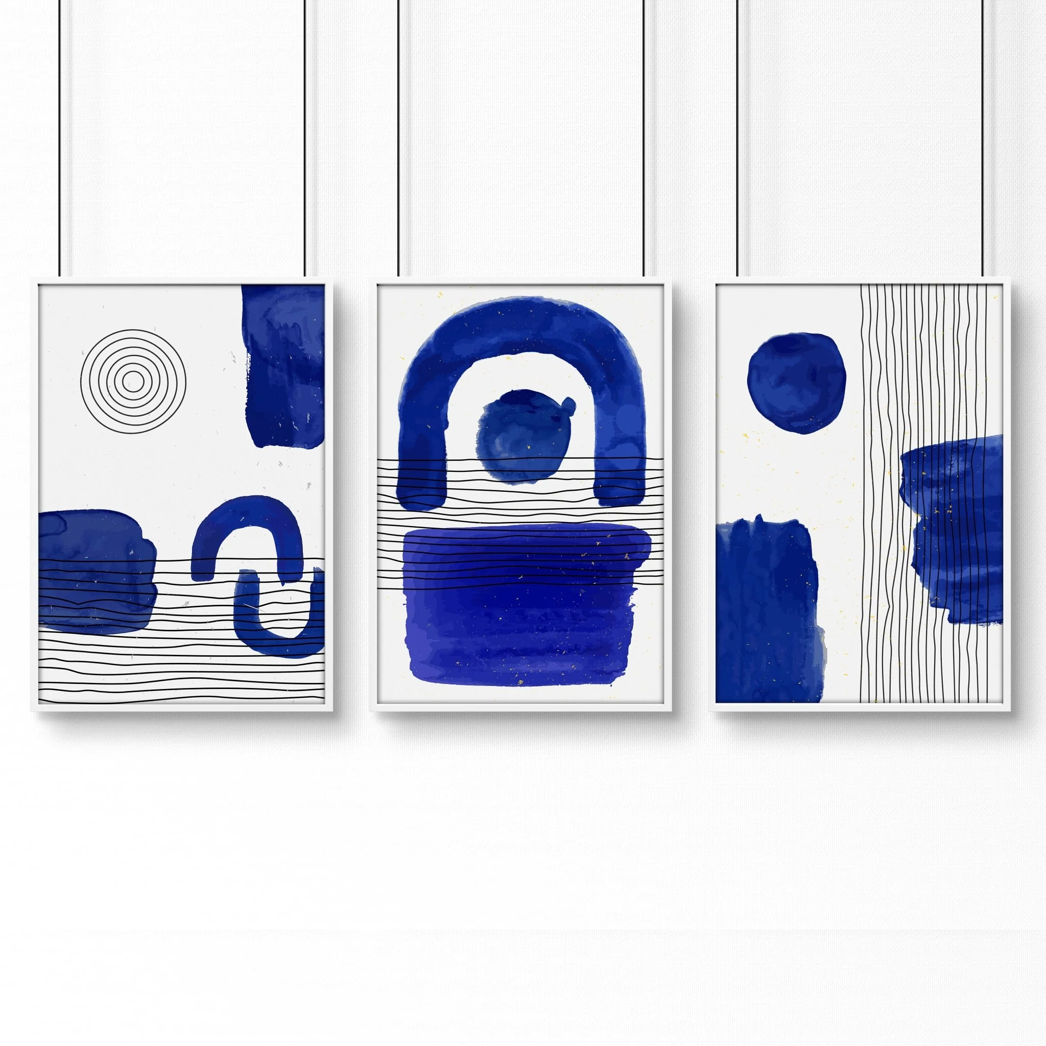 Abstract Art Wall Art | Set of 3 Abstract Wall art Prints - Image 19