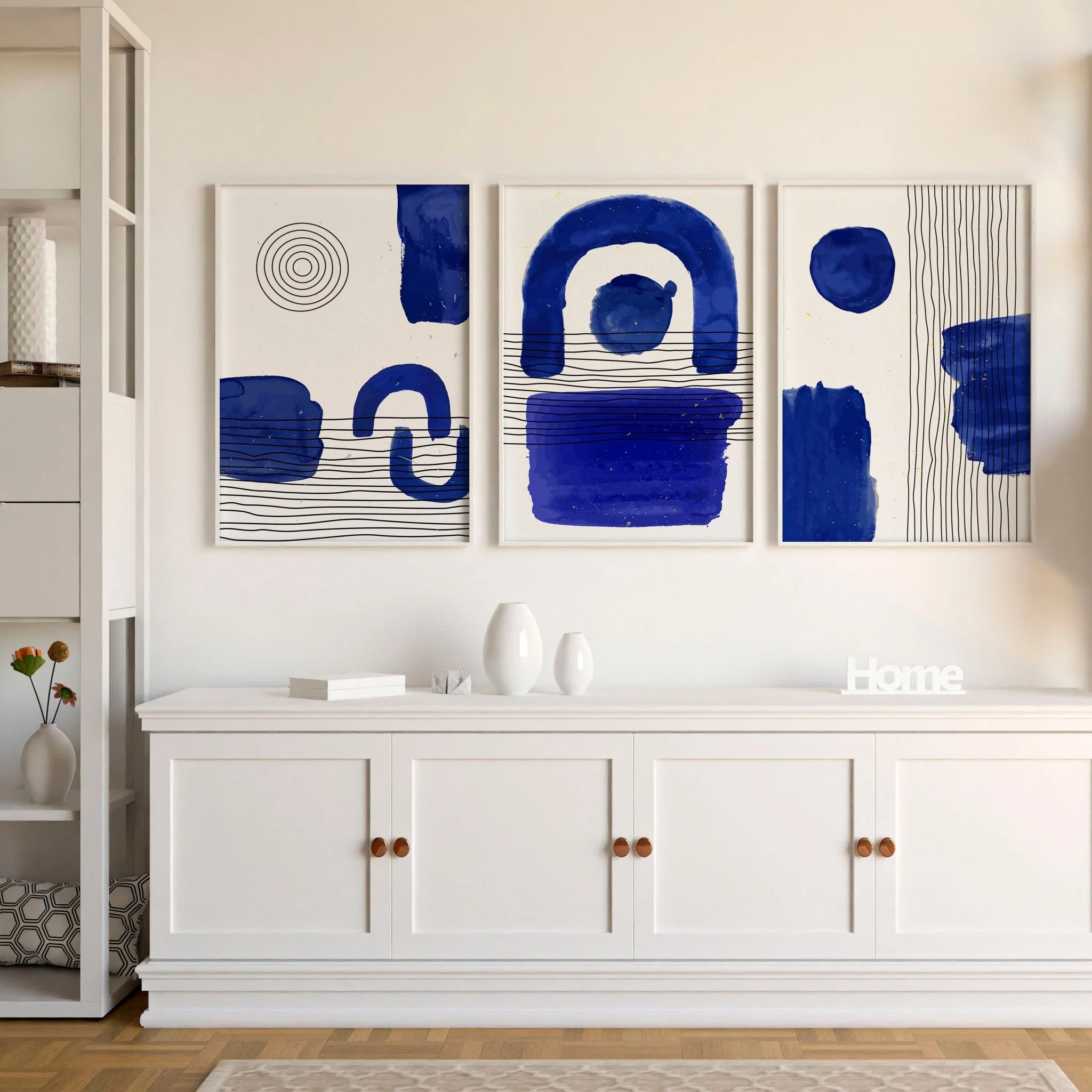 Abstract Art Wall Art | Set of 3 Abstract Wall art Prints - Image 3