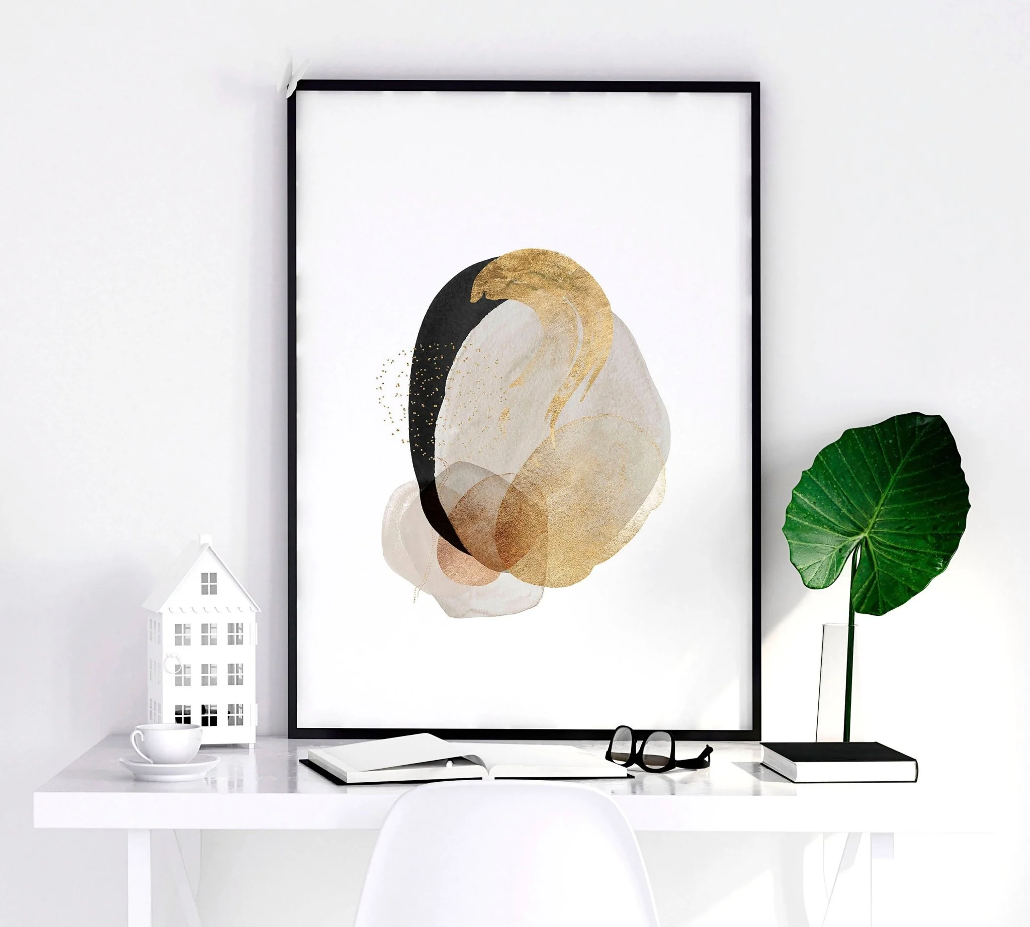 Abstract prints | set of 3 wall art for living room - Image 3