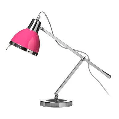 Adura Adjustable Desk Table Lamp In Pink And Chrome - Image 7