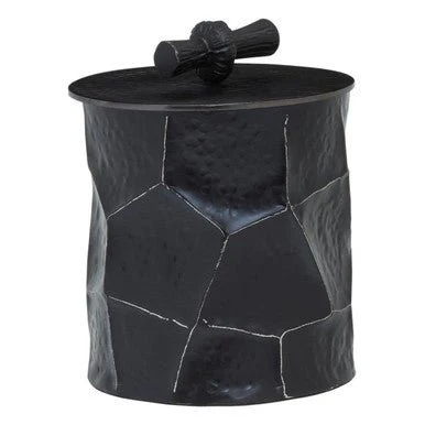 Akola Large Trinket Box In Black And Gold - Image 7
