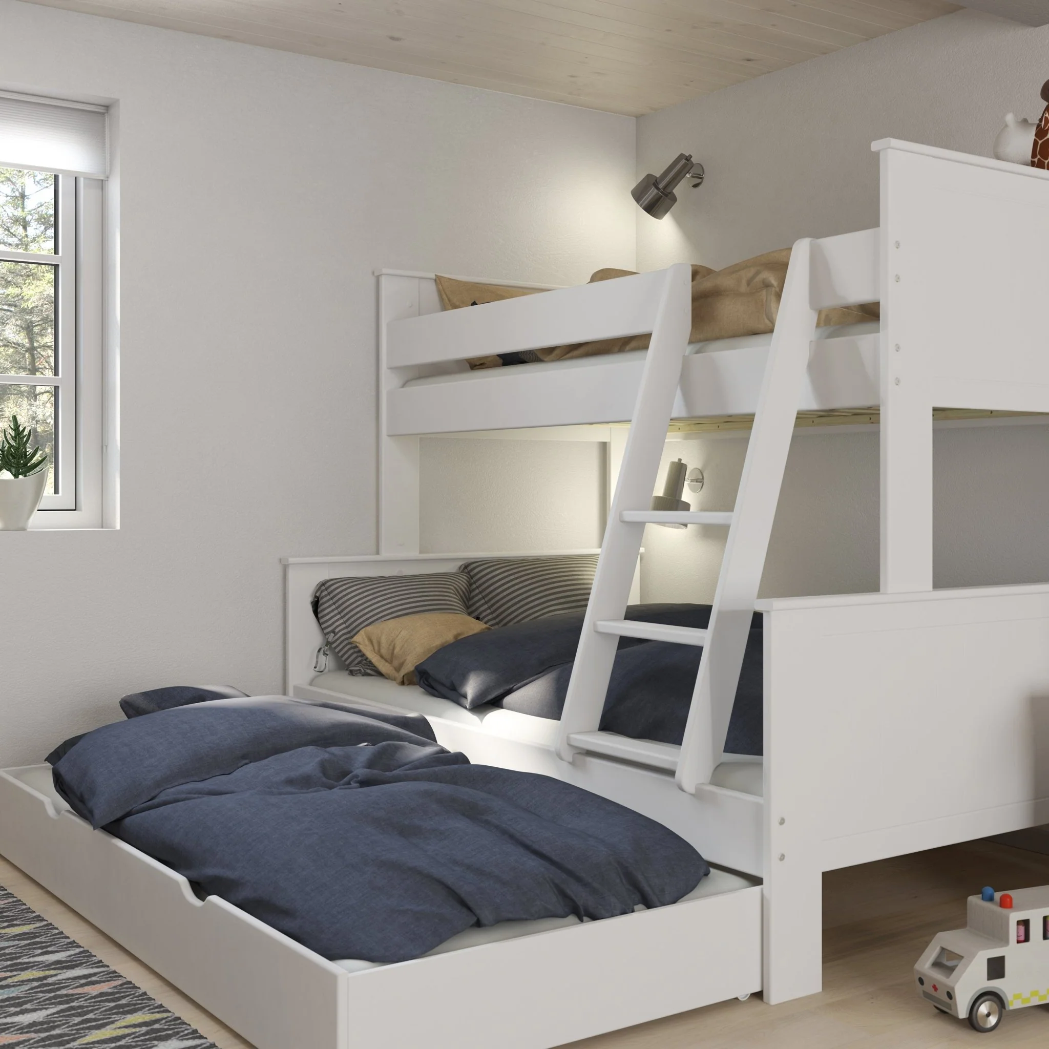 Alba Family Bunk White - Image 19