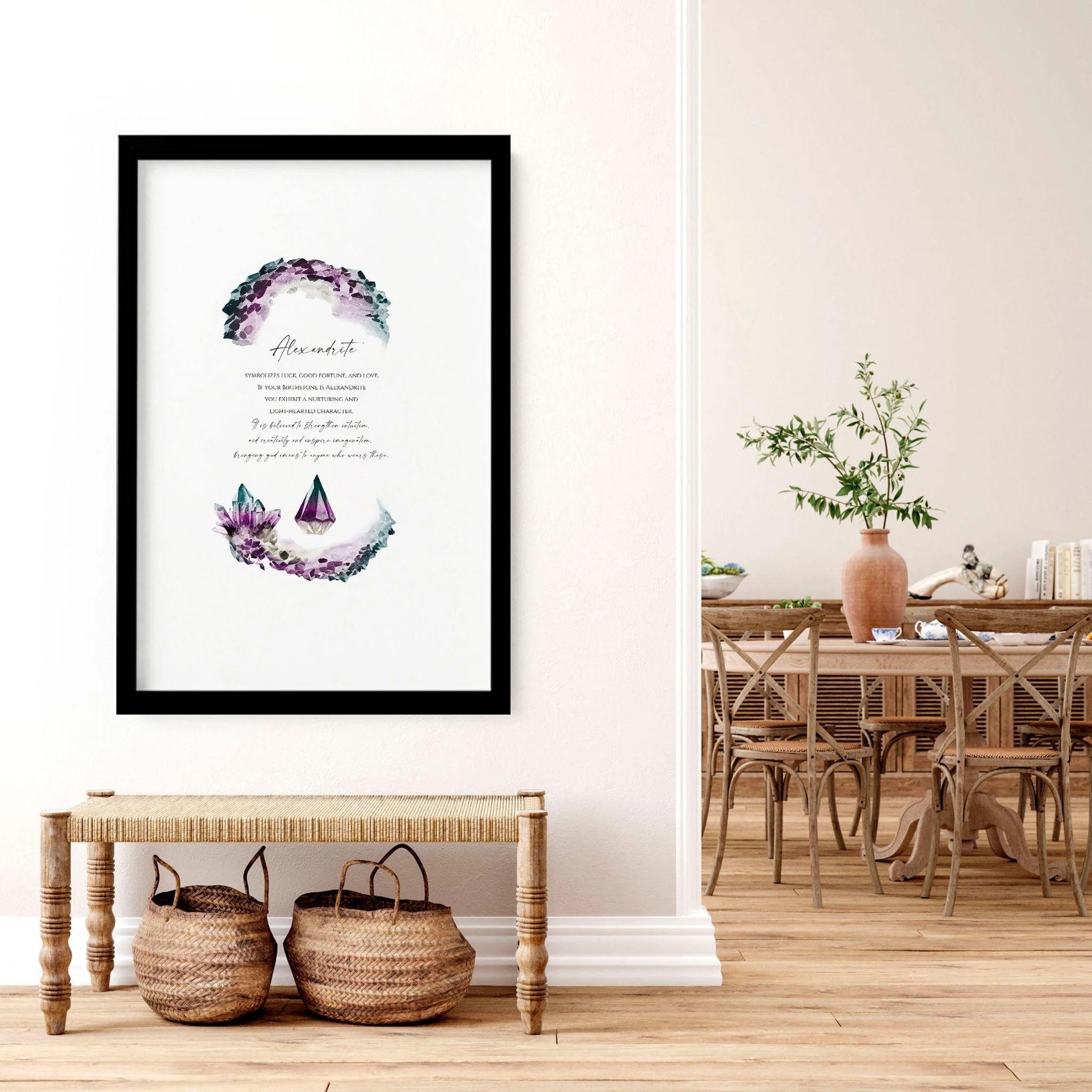 Alexandrite June Birthstone | wall art print - Image 3