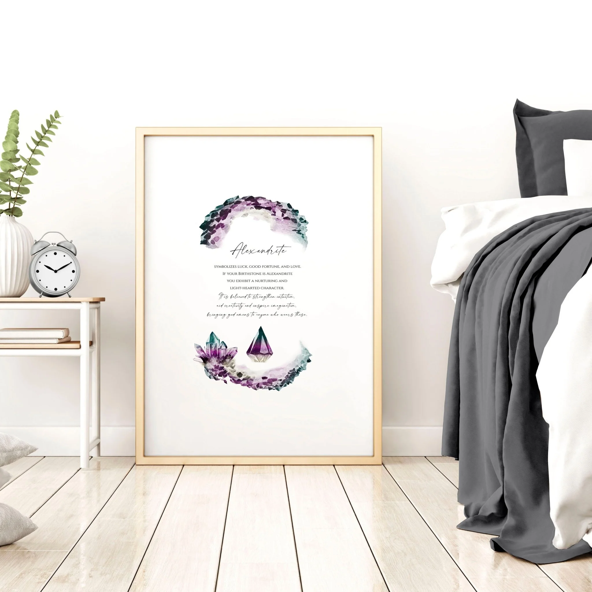 Alexandrite June Birthstone | wall art print - Image 5