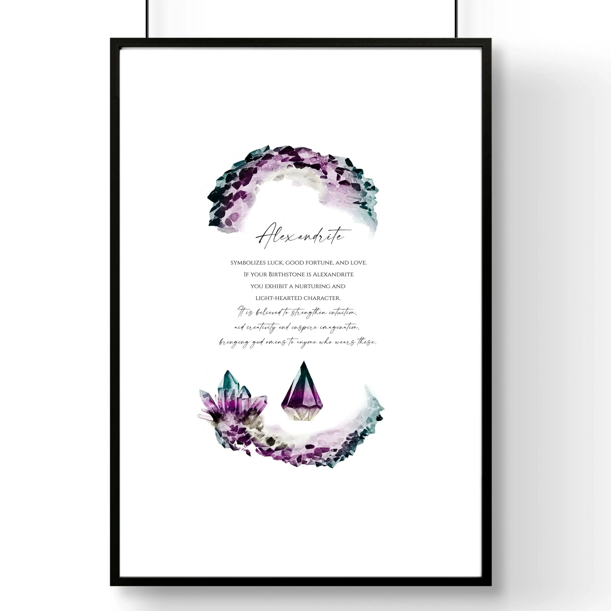 Alexandrite June Birthstone | wall art print - Image 7