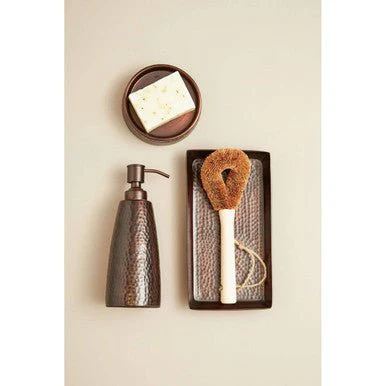 Allegra Bronze Finish Soap Dispenser - Image 6