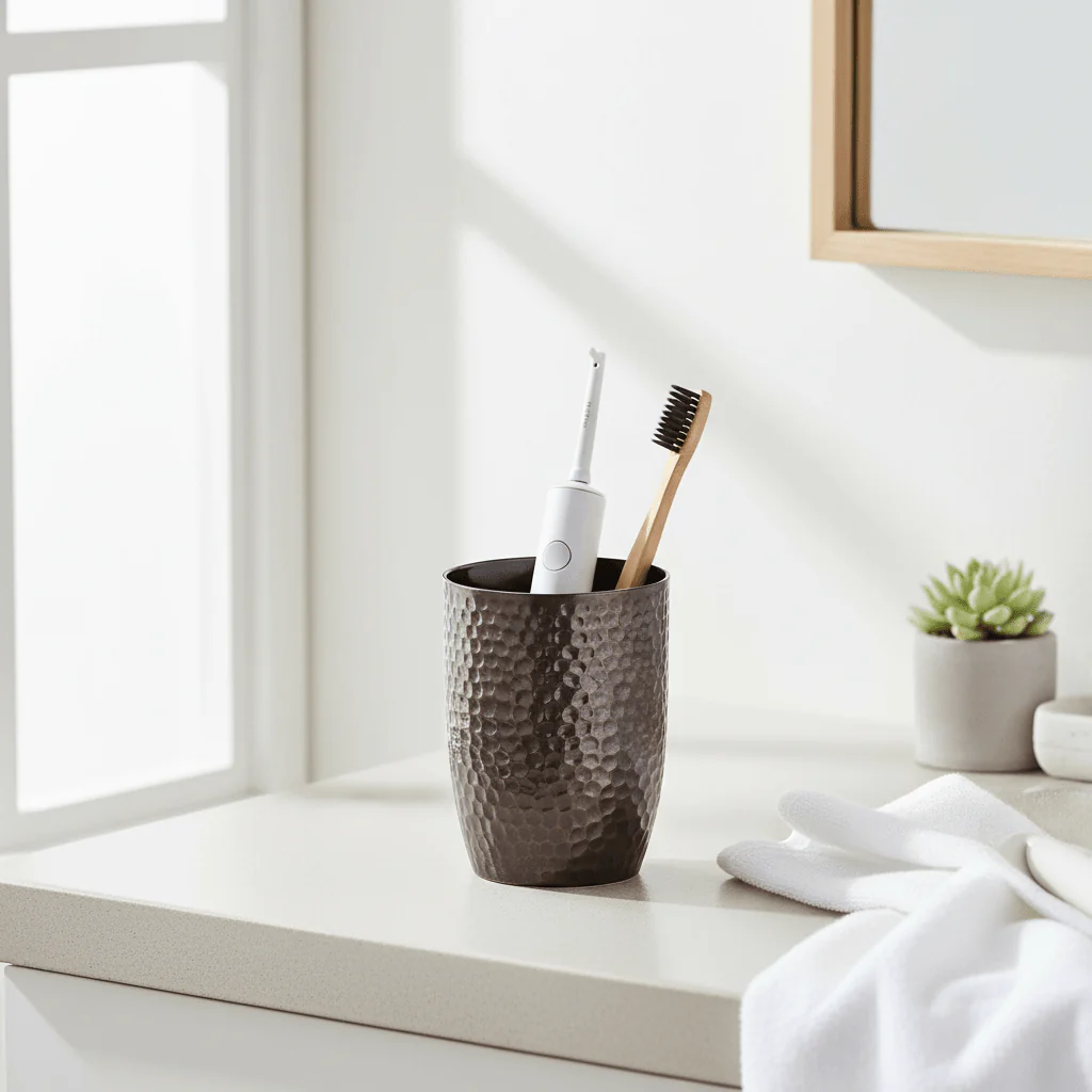 Allegra Bronze Finish Tumbler - Image 3
