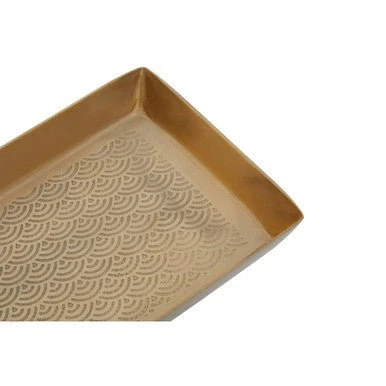 Allegra Etched Metallic Bathroom Tray - Image 6
