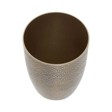 Allegra Etched Metallic Bathroom Tumbler - Image 5