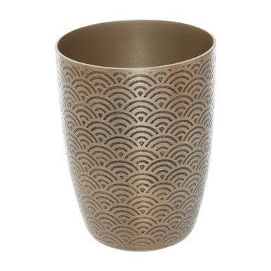 Allegra Etched Metallic Bathroom Tumbler - Image 8