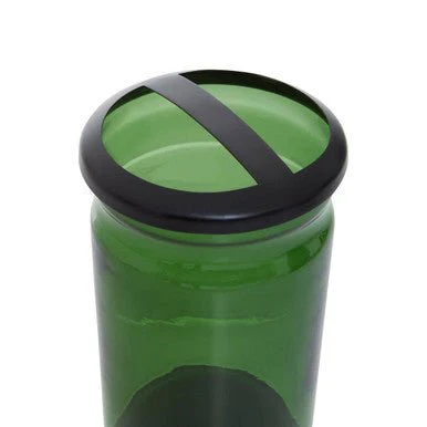 Allegra Kiara Green Glass Toothbrush Holder - Image 13
