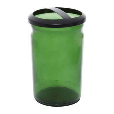 Allegra Kiara Green Glass Toothbrush Holder - Image 15