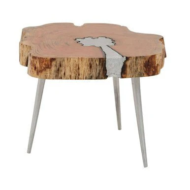 Almora Acacia Wood Log Coffee Table - Image 7
