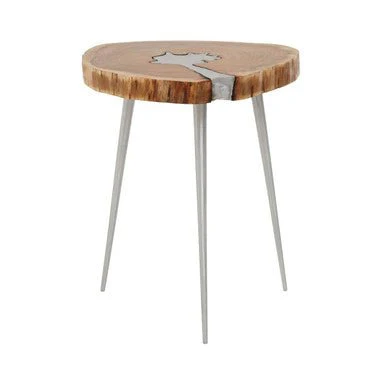 Almora Acacia Wood Log Side Table - Image 10