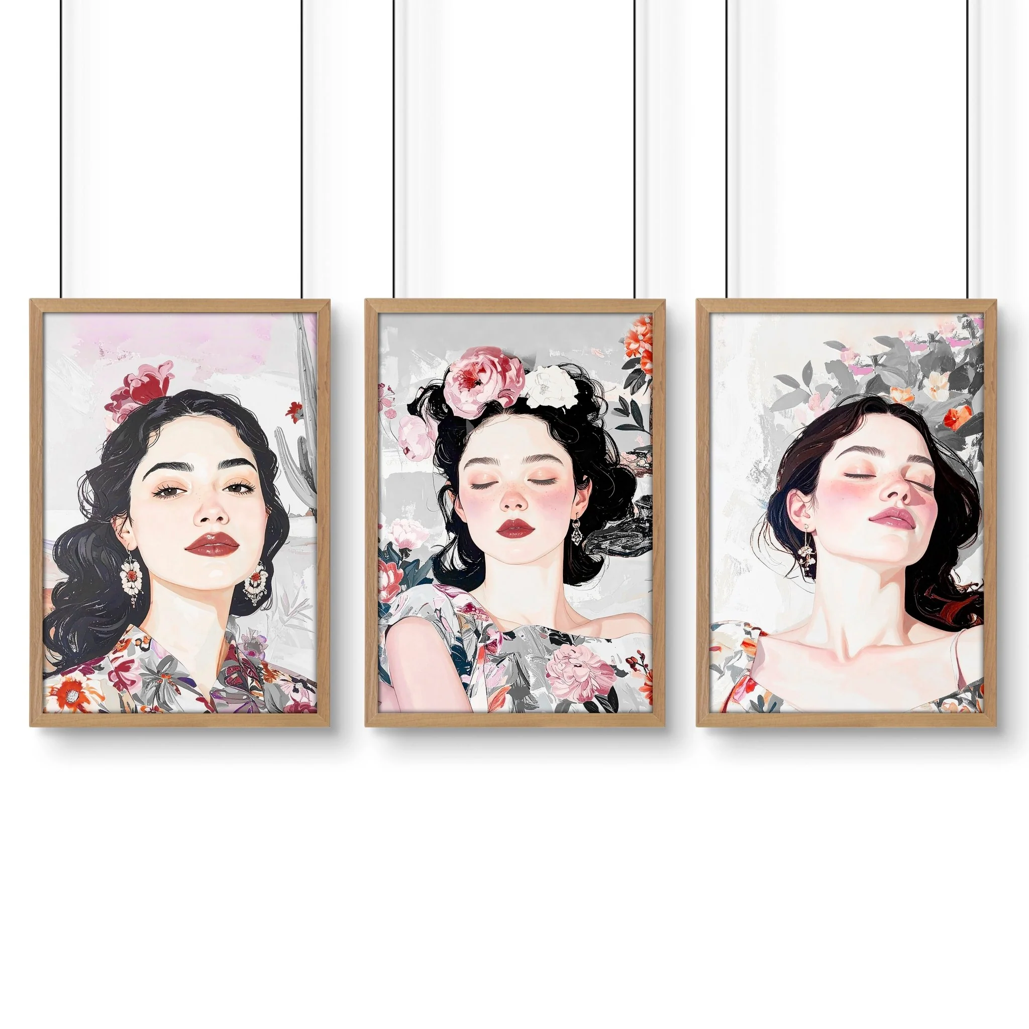 Art Decor For Bedroom Wall | Set of 3 Bohemian Prints - Image 12