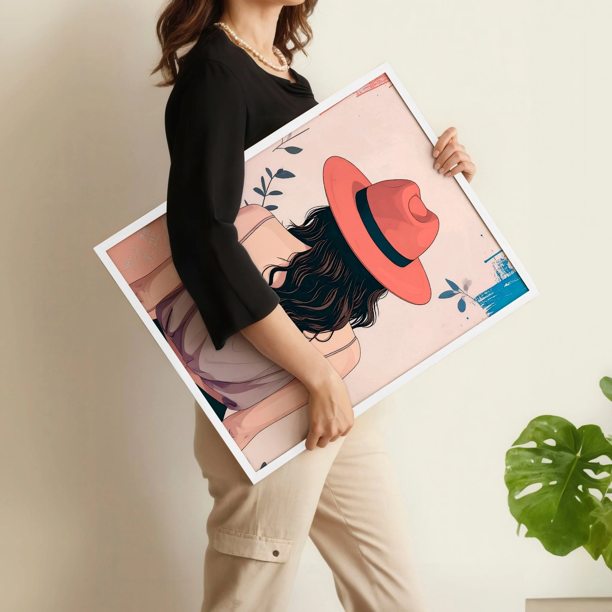 Art For Bedroom | Set of 3 Boho Women Wall art Prints - Image 4