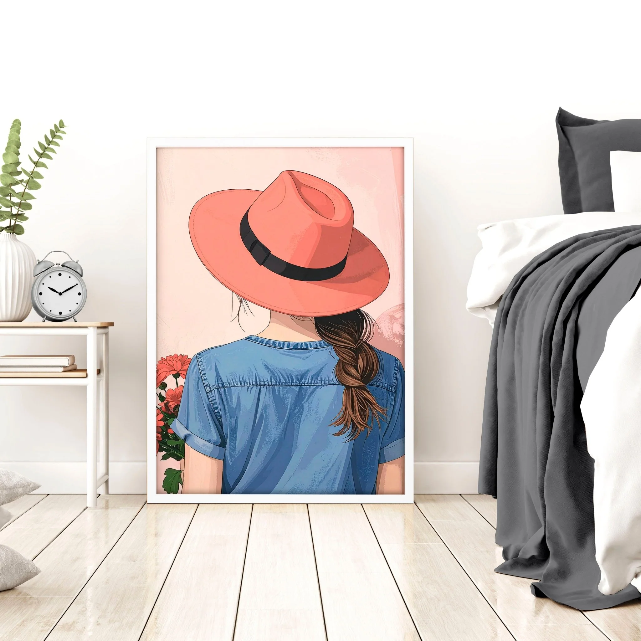 Art For Bedroom | Set of 3 Boho Women Wall art Prints - Image 7