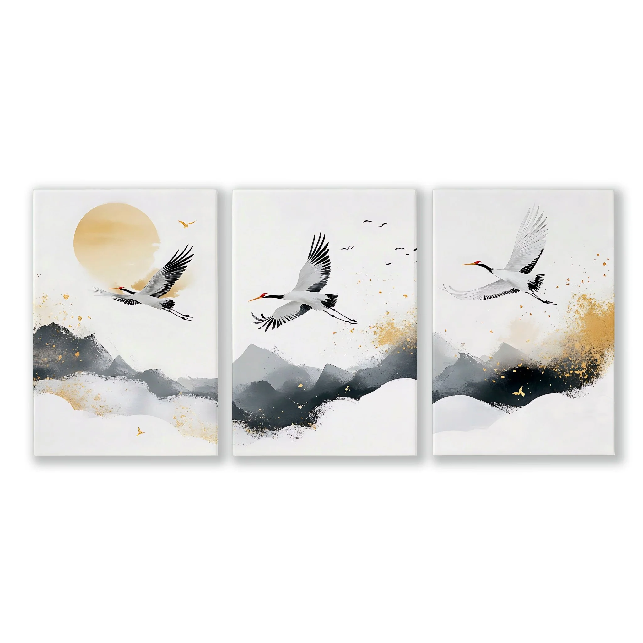 Art For Huge Wall | Set of 3 Asian Inspired Wall art Prints - Image 19