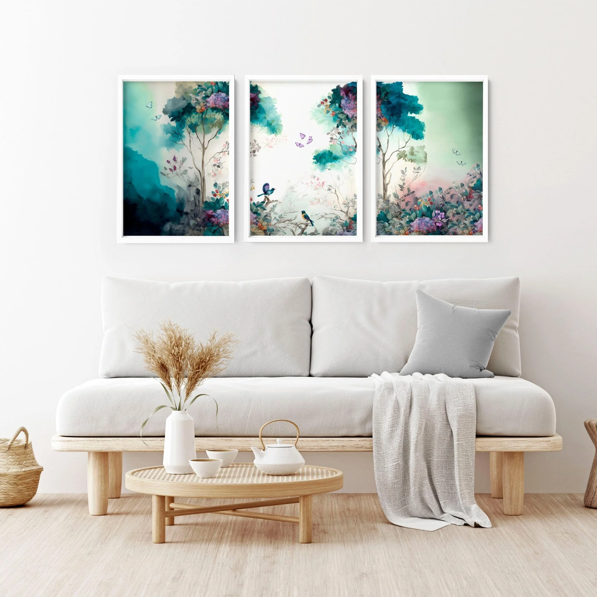 Art Wall Living Room | Set of 3 wall art prints - Image 3