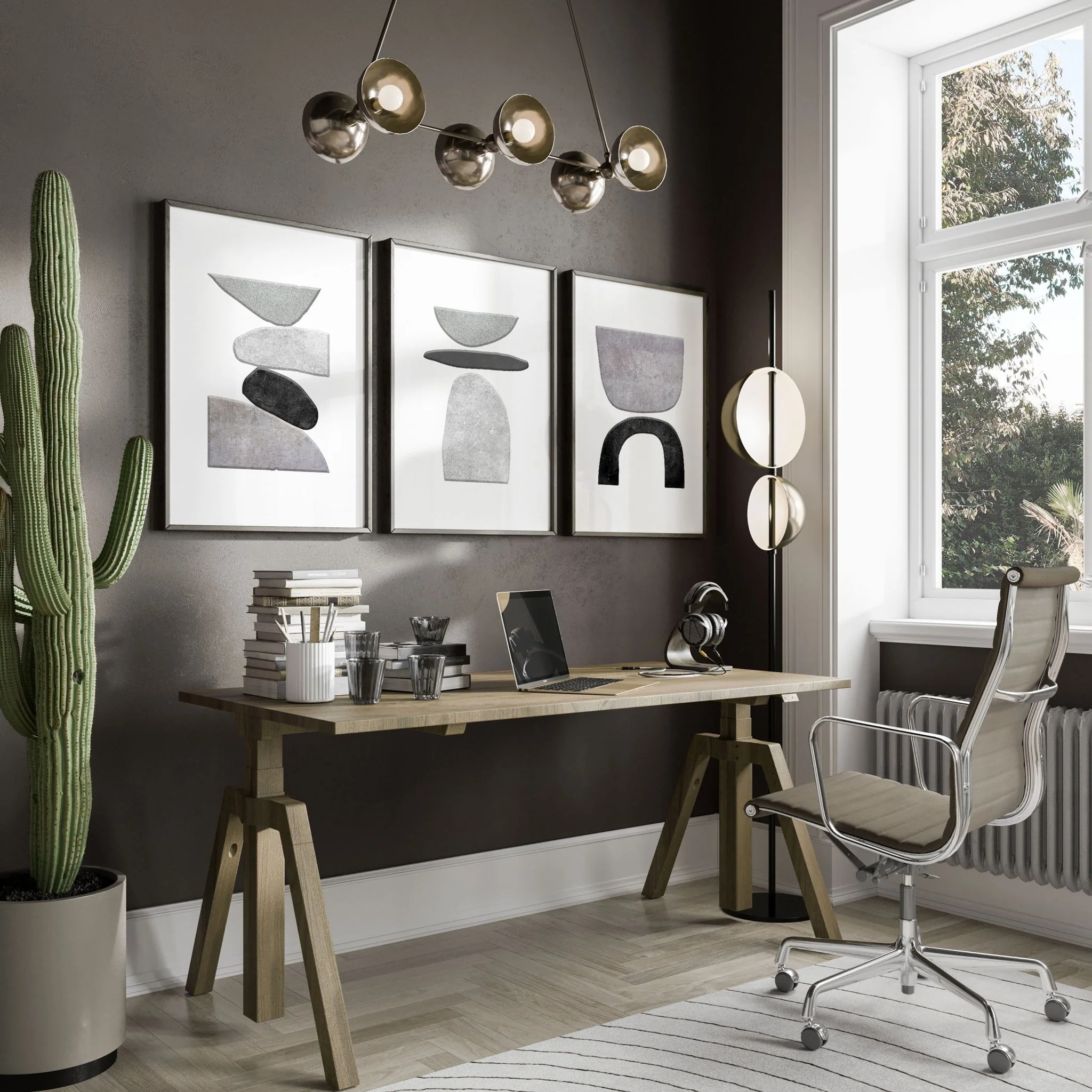 Artwork For Home Office | Set of 3 wall art prints - Image 3