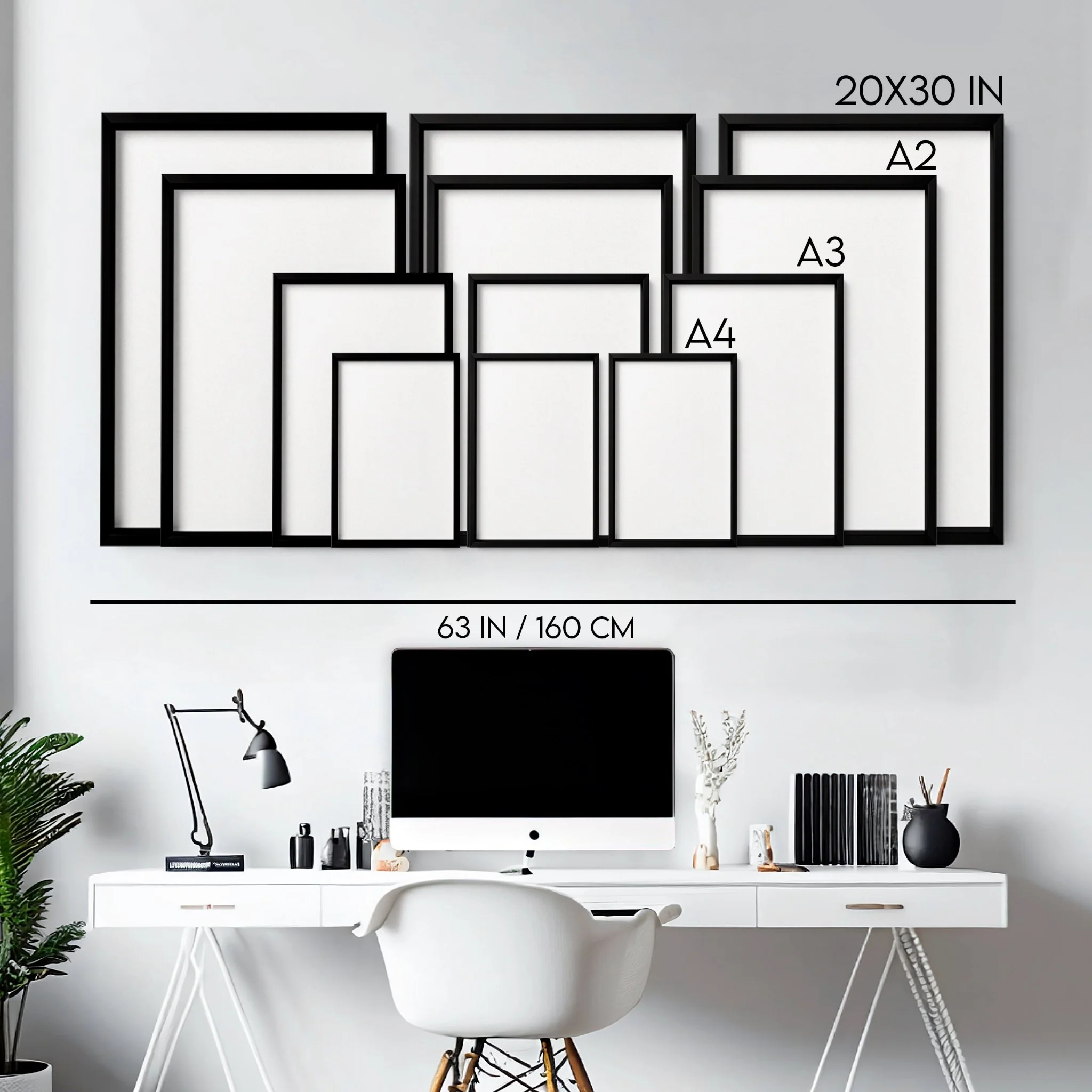 Artwork With Frame | Set of 3 Moroccan Inspired Wall art Prints - Image 20