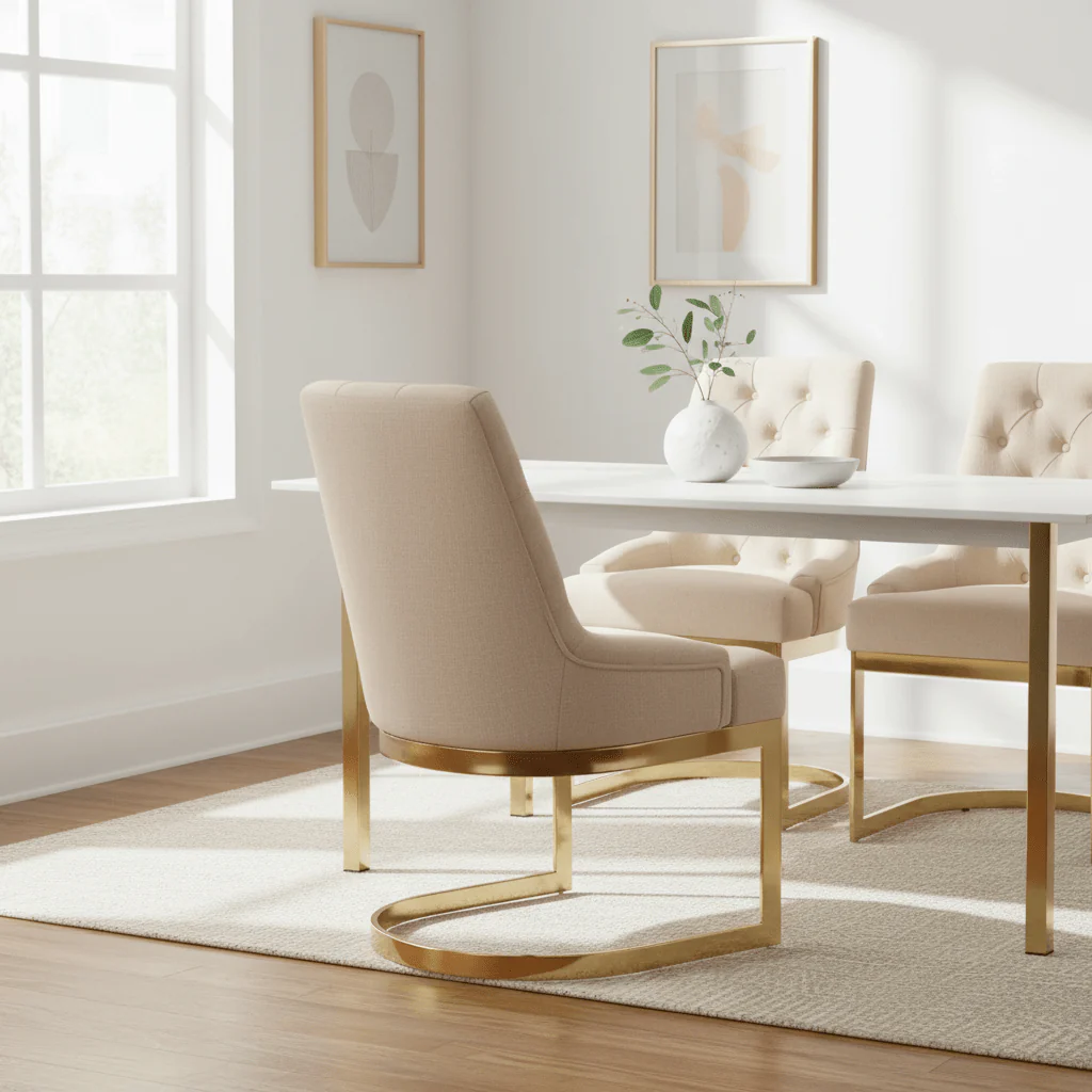 Azalea Natural Dining Chair - Image 4