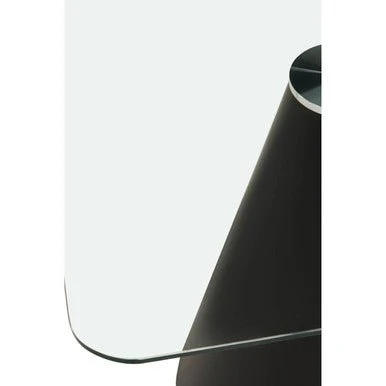 Azalea Square Clear Glass Top Dining Table - Image 7