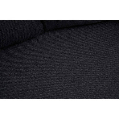 Azalea Two Seat Black Fabric Sofa - Image 11