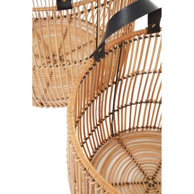 Batu Set of 2 Natural Rattan Baskets - Image 10