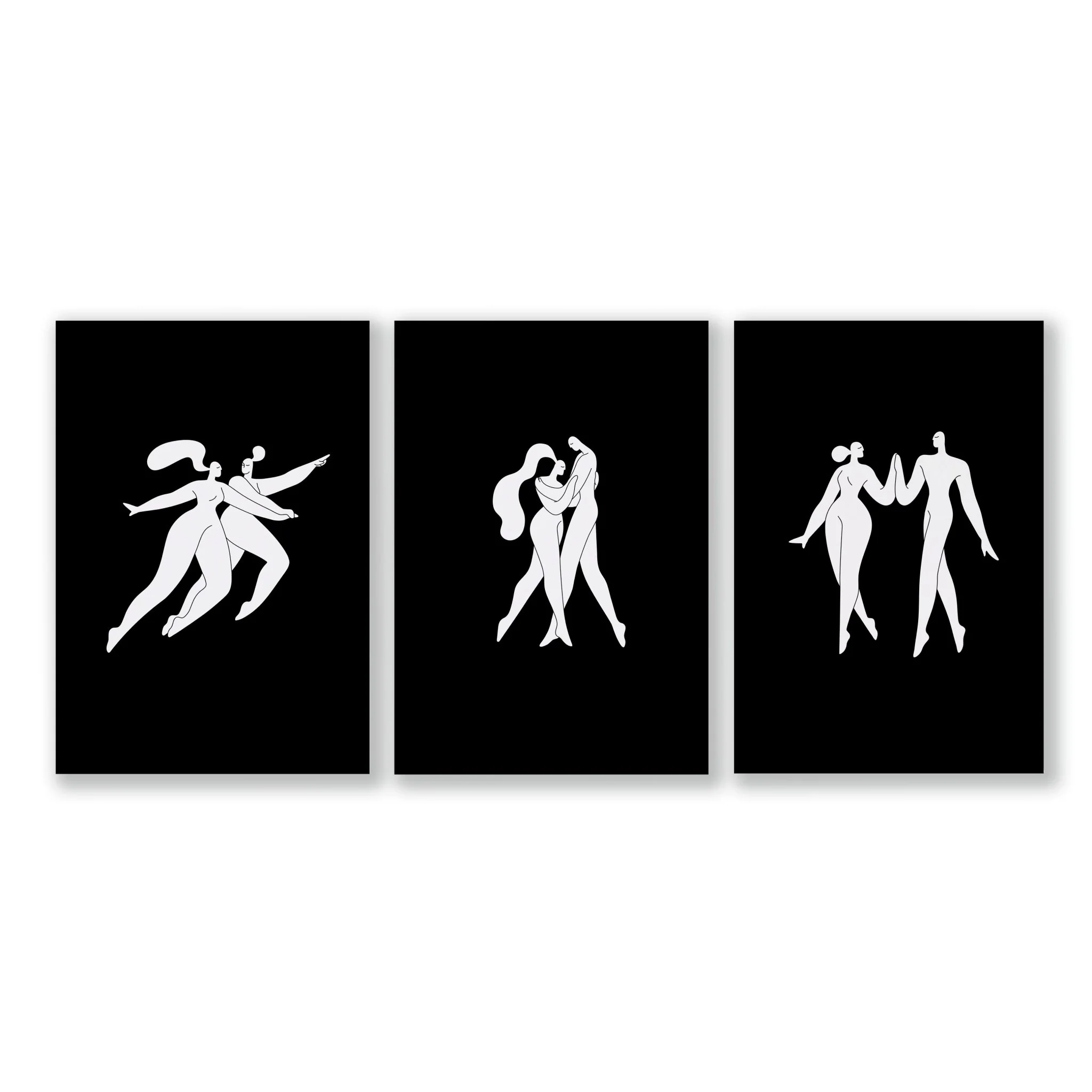 Big Pictures For Bedroom | Set of 3 Minimalist Wall art Prints - Image 14