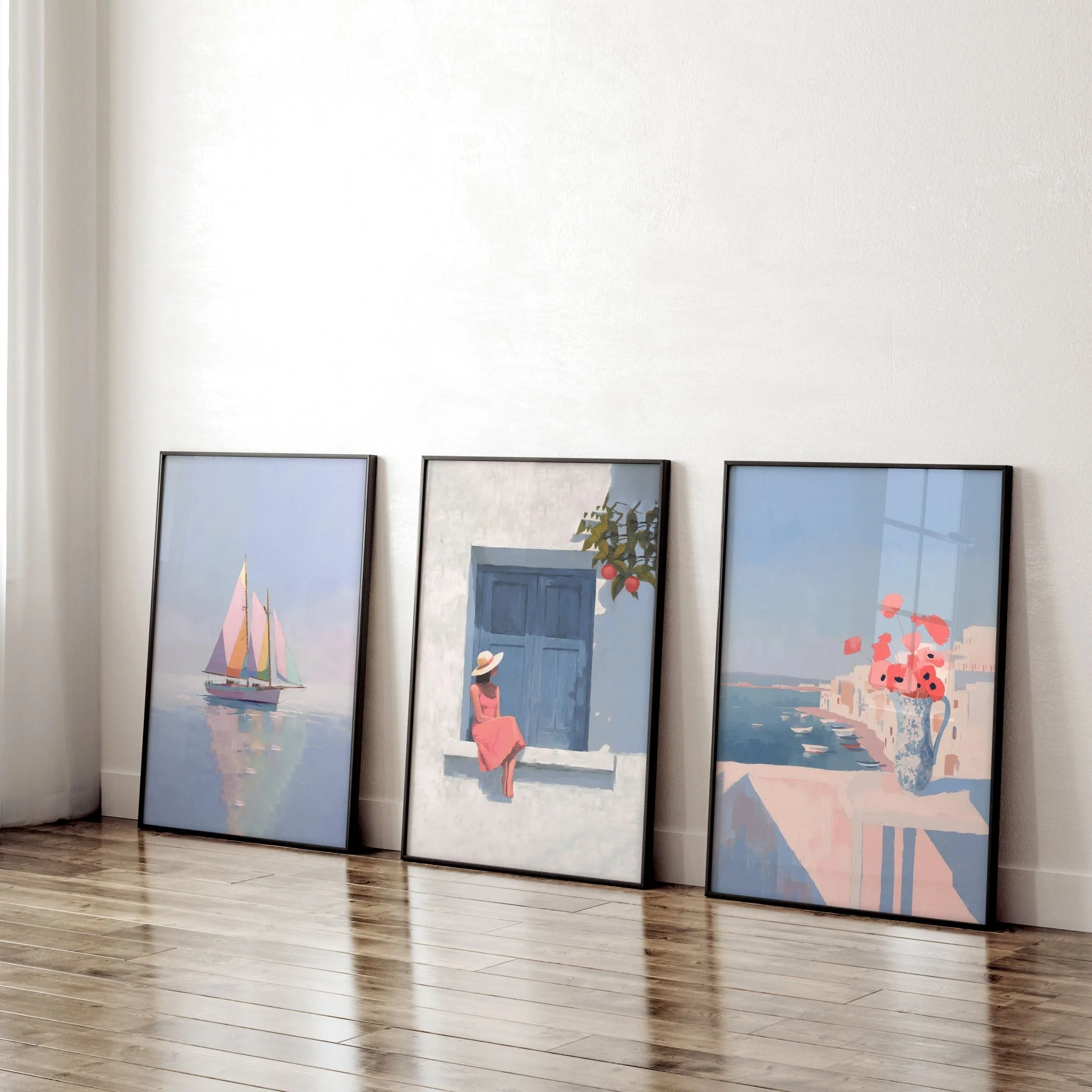 Big Poster For Home Office | Set of 3 Italian Lifestyle Wall art Prints - Image 2