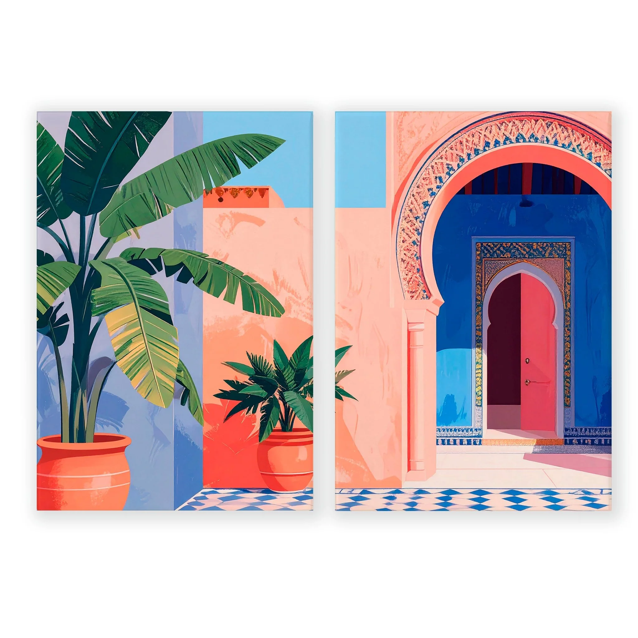 Big Prints For Walls | Set of 2 Moroccan Inspired Wall art Prints - Image 14
