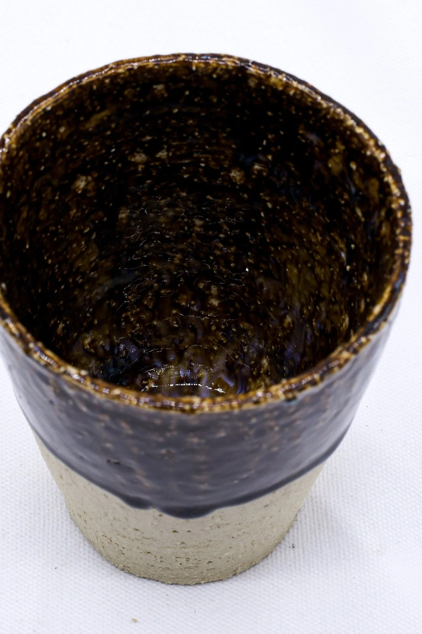 Bluvio Quadra Milled Stoneware Tall Handmade Ceramic Cup - Image 3