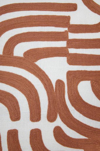 Bosie Ozella Natural And Terracotta Square Cushion - Image 8