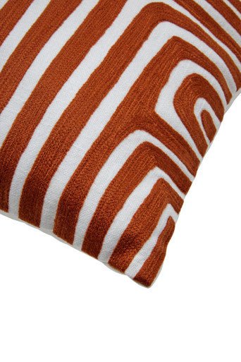 Bosie Ozella Rust And White Cushion - Image 13