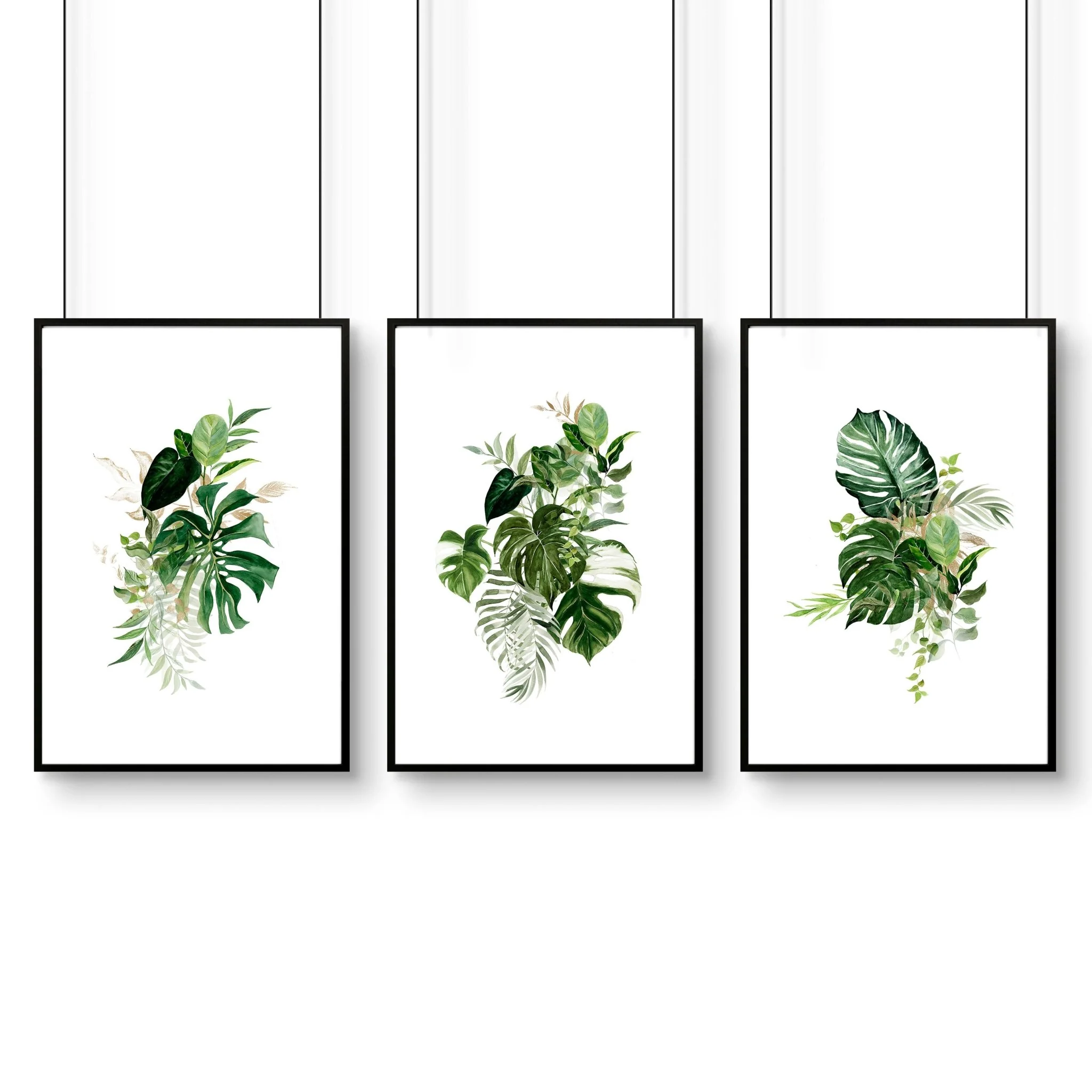 Framed Botanical Prints Set of 3 | Tropical Wall Art - Image 8