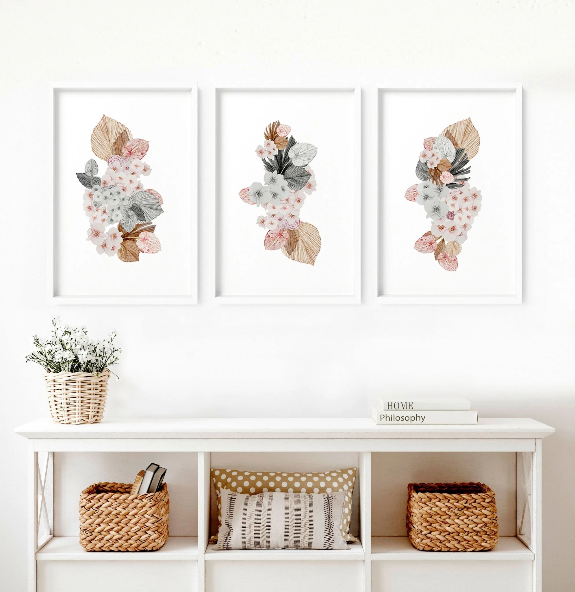 Botanicals artwork | set of 3 wall art prints - Image 2