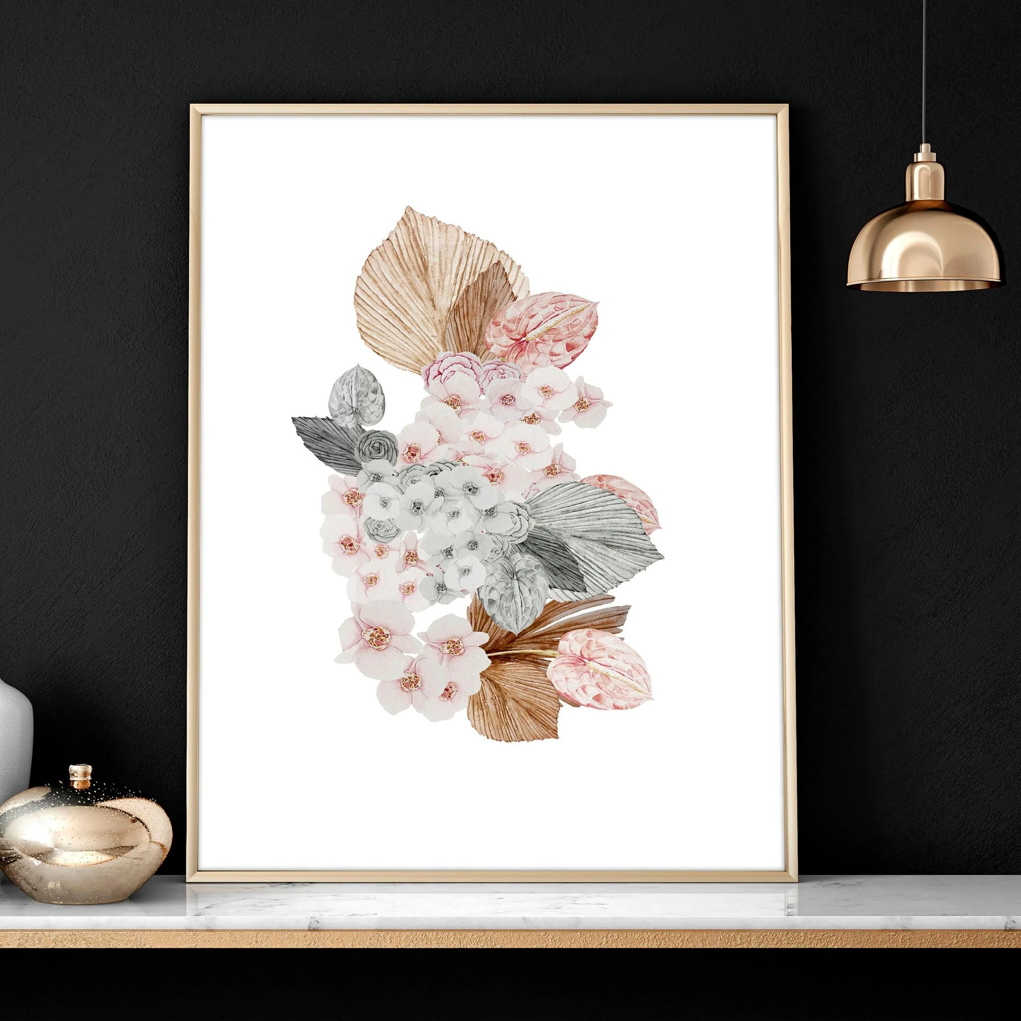 Botanicals artwork | set of 3 wall art prints - Image 4