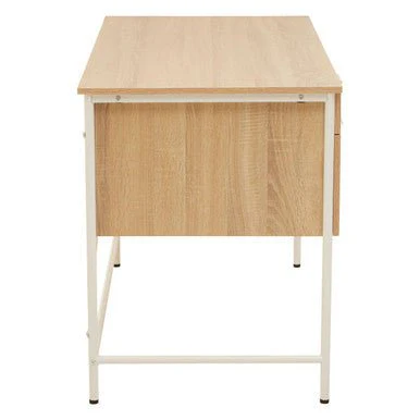 Bradbury Natural Oak Veneer Desk With Drawers - Image 11