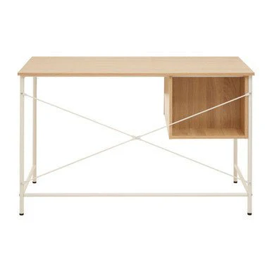 Bradbury Natural Oak Veneer Desk With Drawers - Image 12