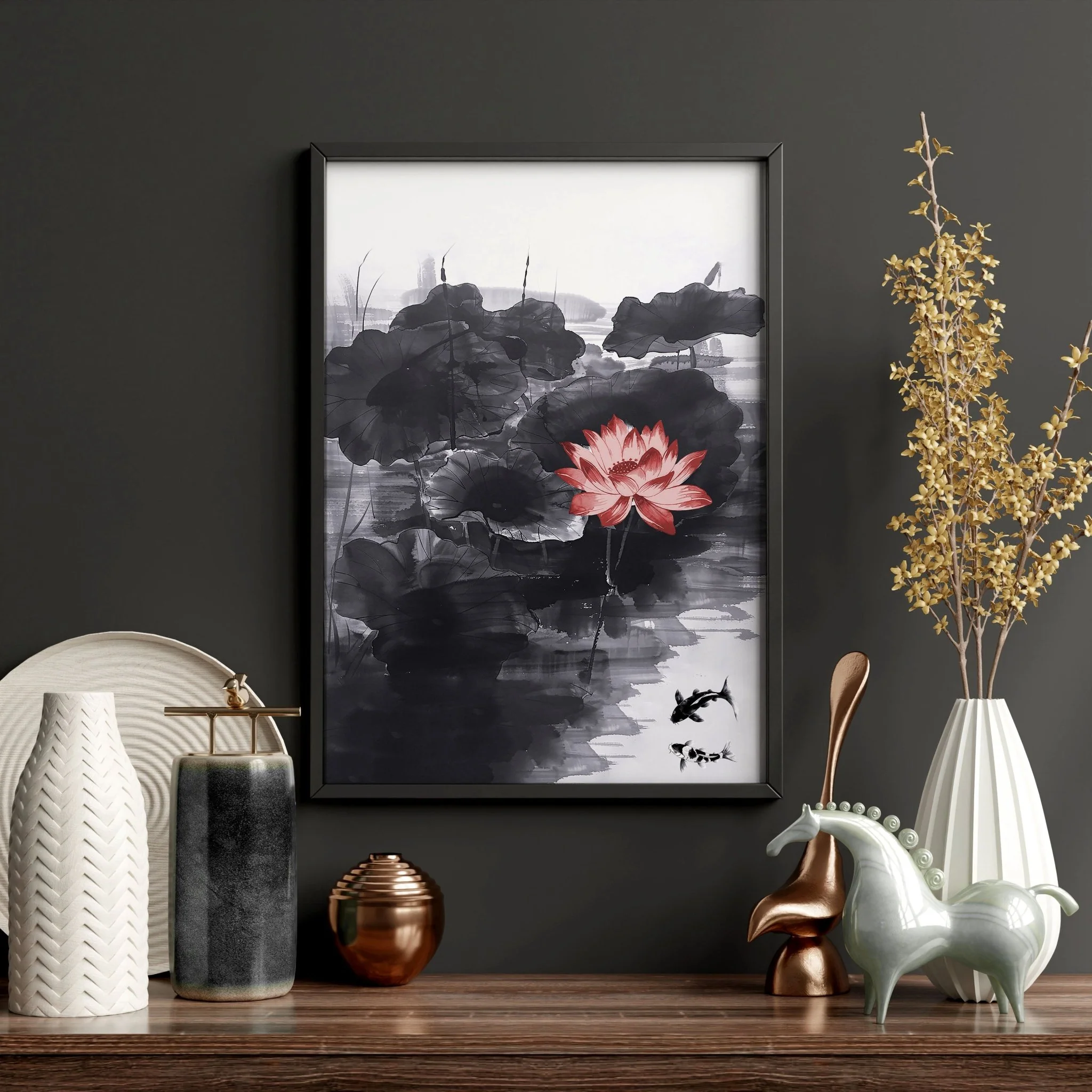 Calming Art | Set of 3 Asian Inspired Wall art Prints - Image 11