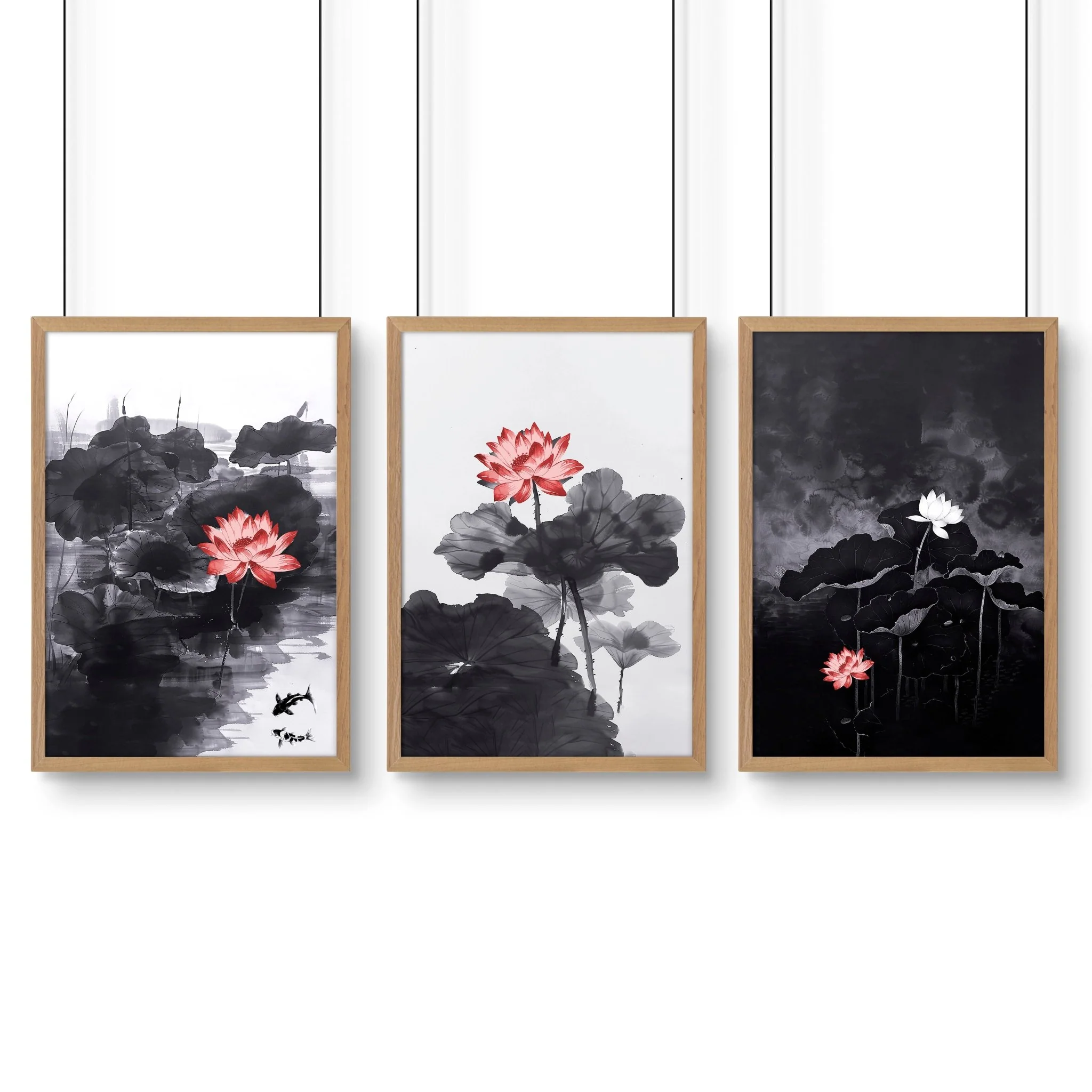 Calming Art | Set of 3 Asian Inspired Wall art Prints - Image 15