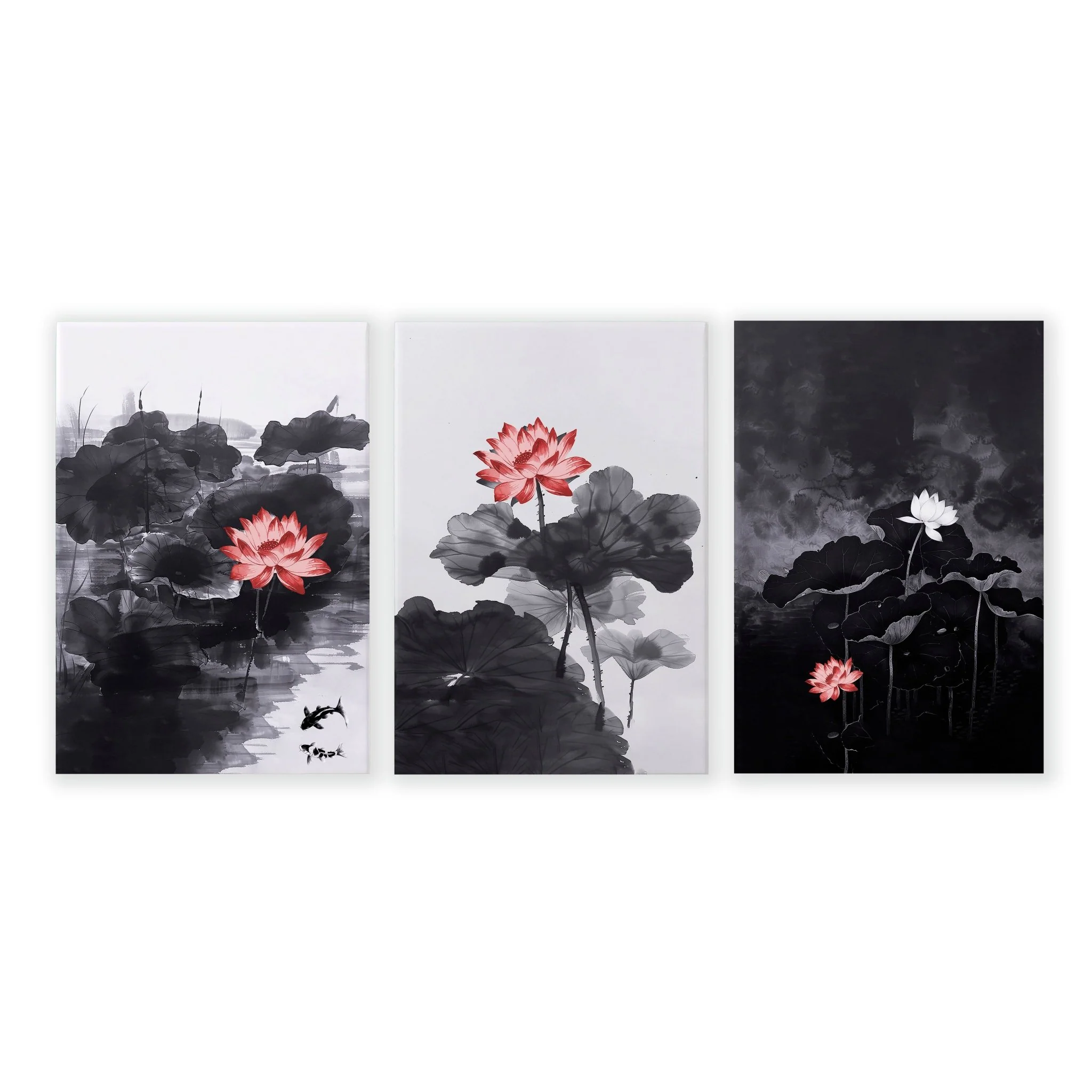 Calming Art | Set of 3 Asian Inspired Wall art Prints - Image 17